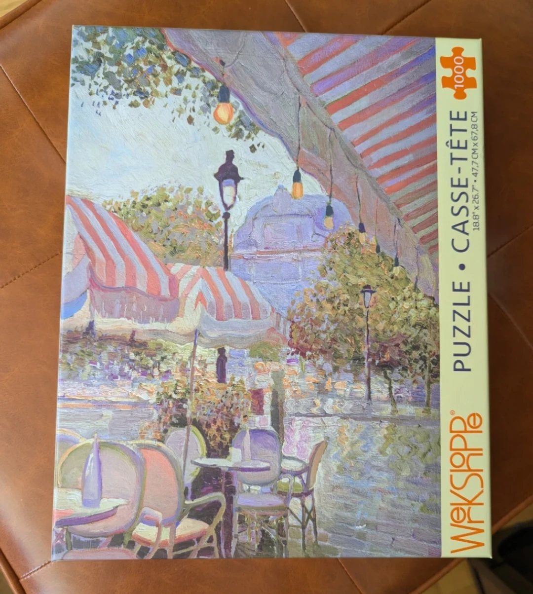 WerkShoppe "Cafe Scene" 1000 Piece Jigsaw Puzzle