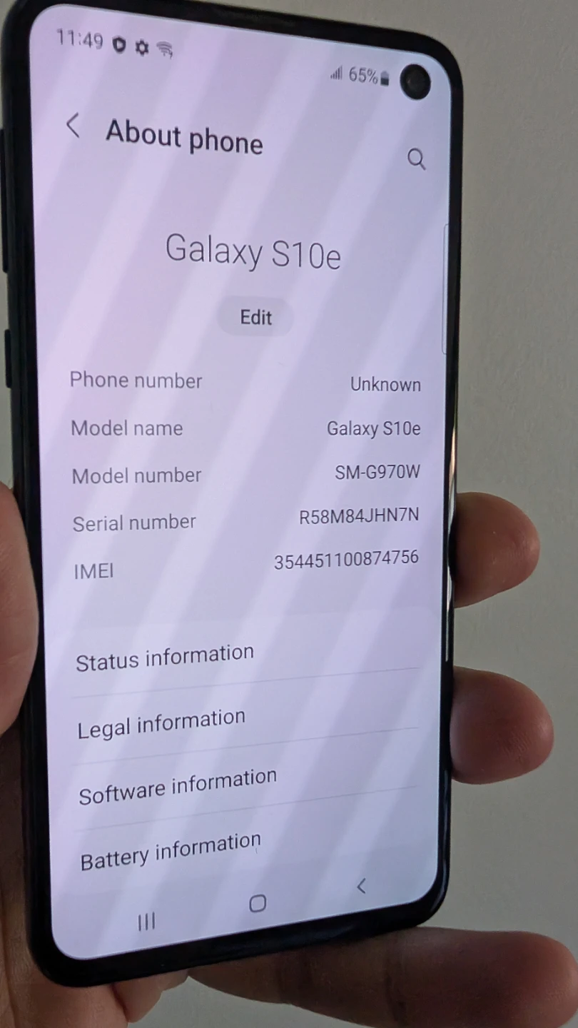Samsung Galaxy S10e - Unlocked.