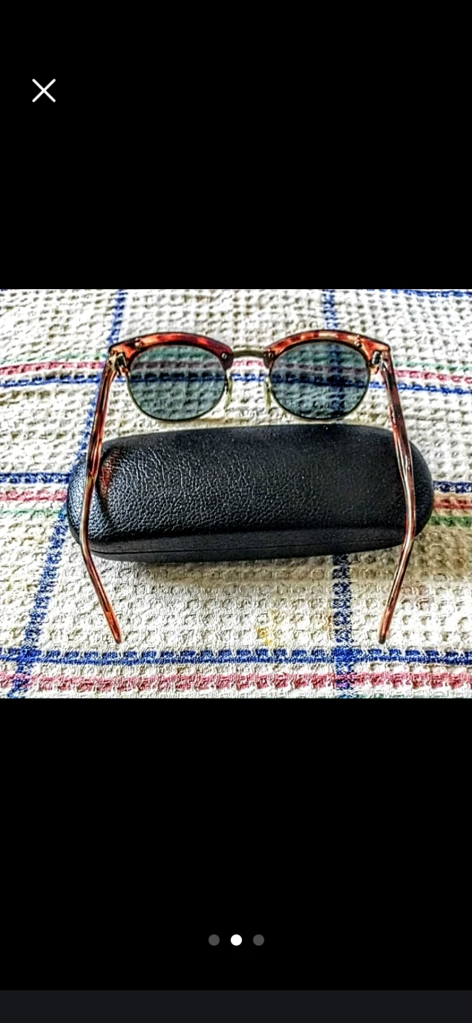 Tortoiseshell Sunglasses with Hard Case - photo 3