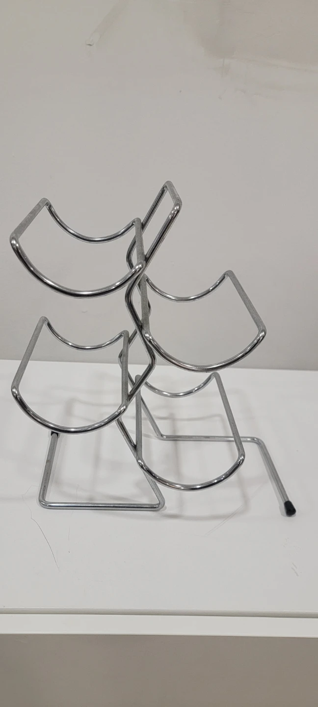 Chrome 4-Bottle Wine Rack
