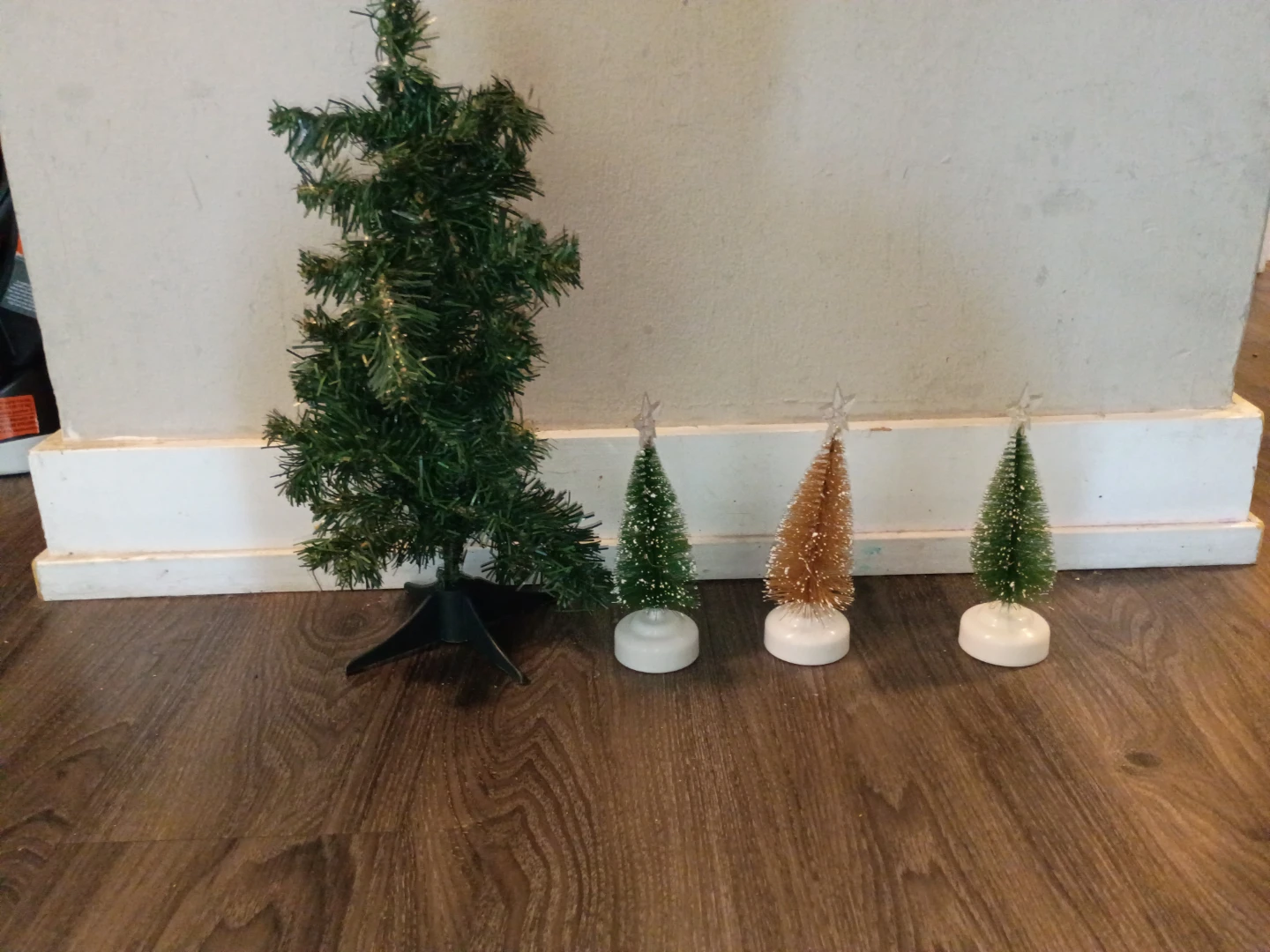 Miniature Christmas Trees Set