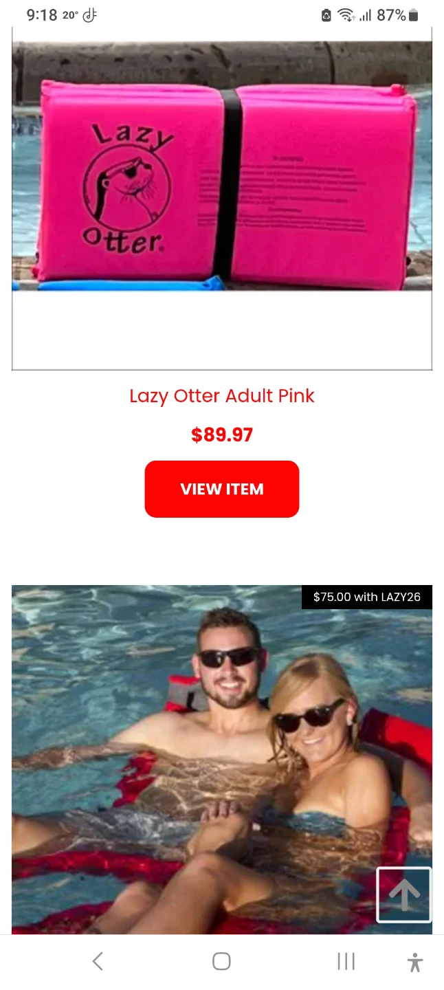 Lazy Otter Adult Water Seat Float