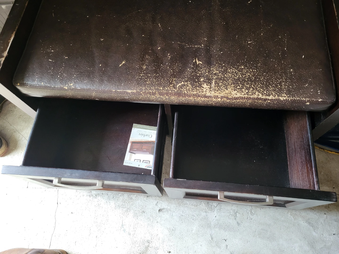 Storage Bench with Drawers - photo 2