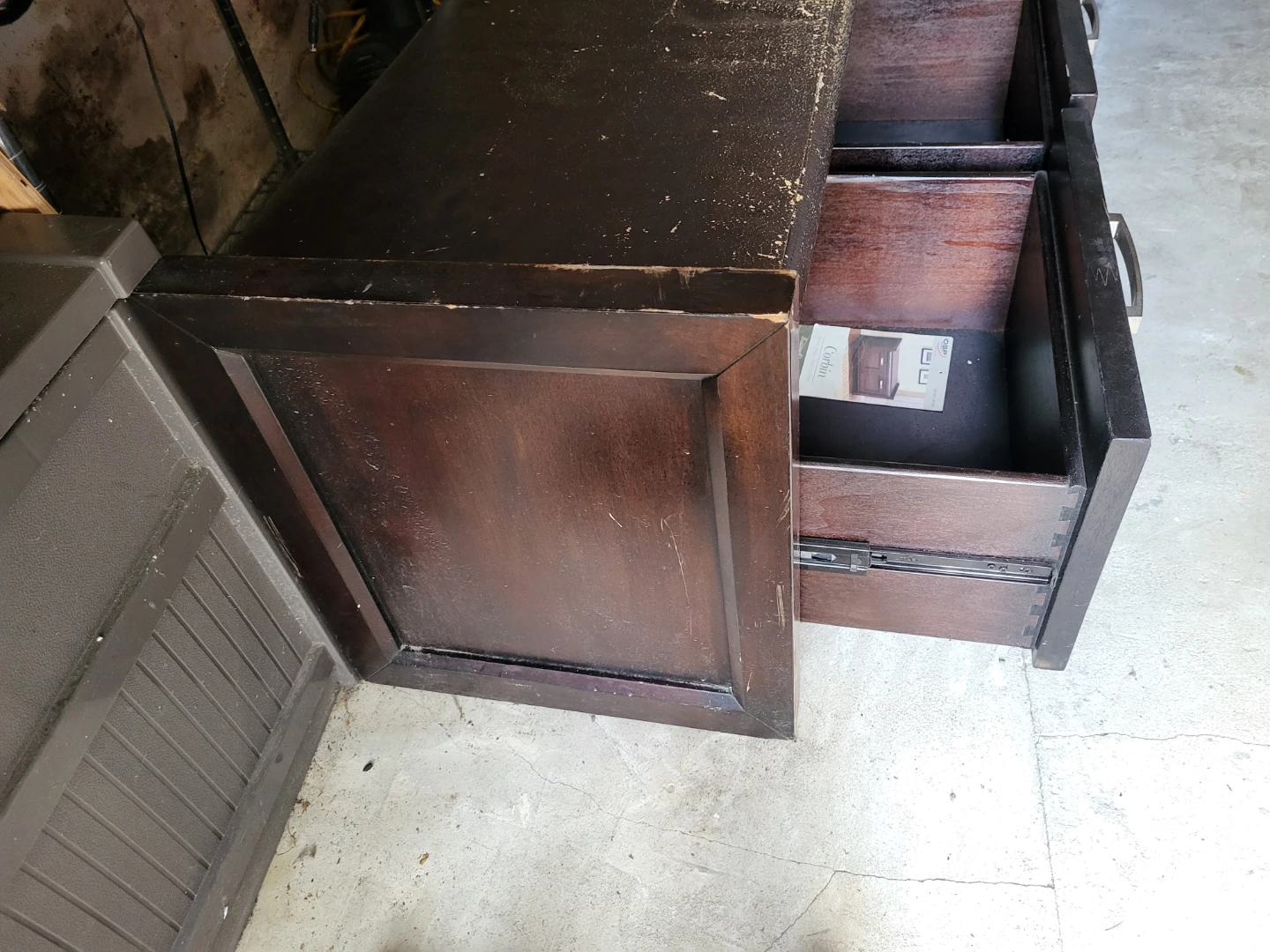 Storage Bench with Drawers - photo 3