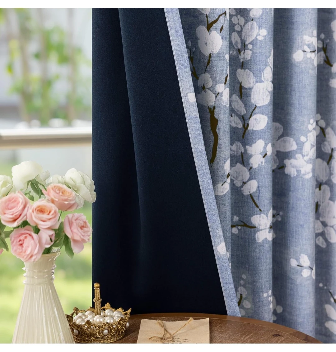 Floral Patterned Curtains 96 Inches - photo 2