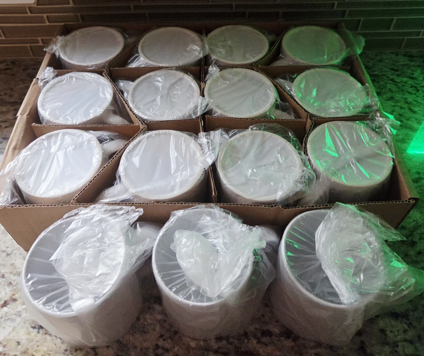 Set of 15 White sublimation Mugs - photo 2
