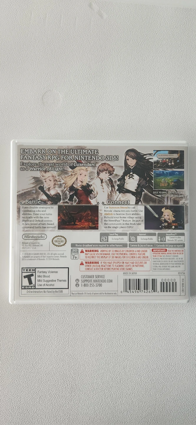 Bravely Default Nintendo 3DS - photo 3