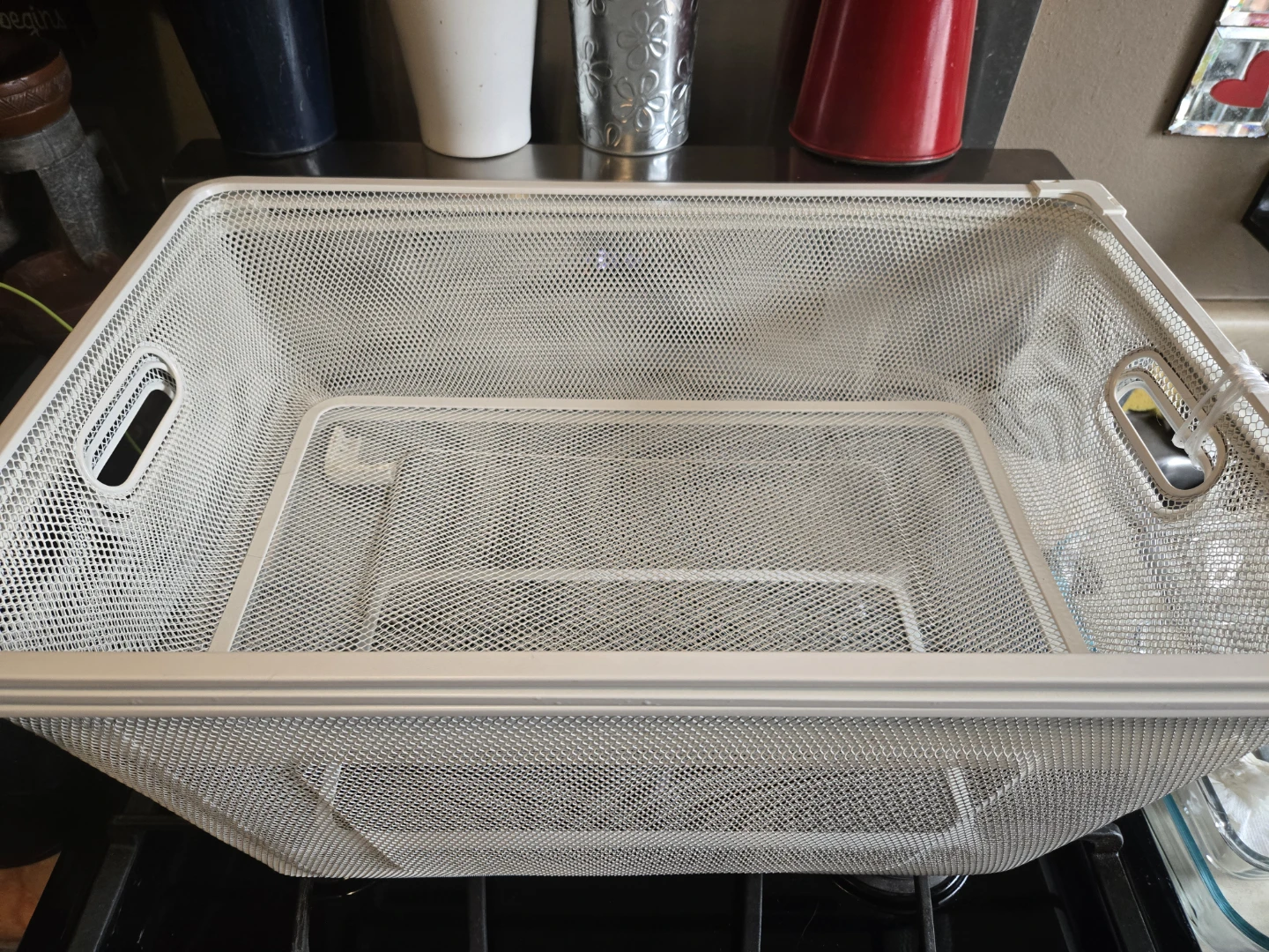 3-Pc IKEA ELVARLI White Wire Mesh Pull-Out Closet Drawers - photo 2