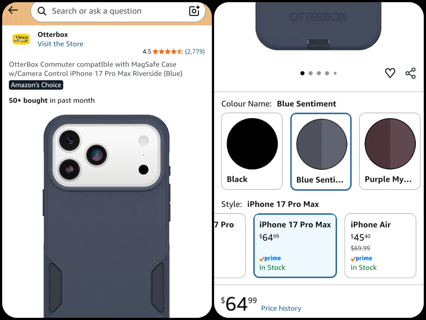 OtterBox Commuter Series DROP+ Case for iPhone 17 Pro Max - photo 4
