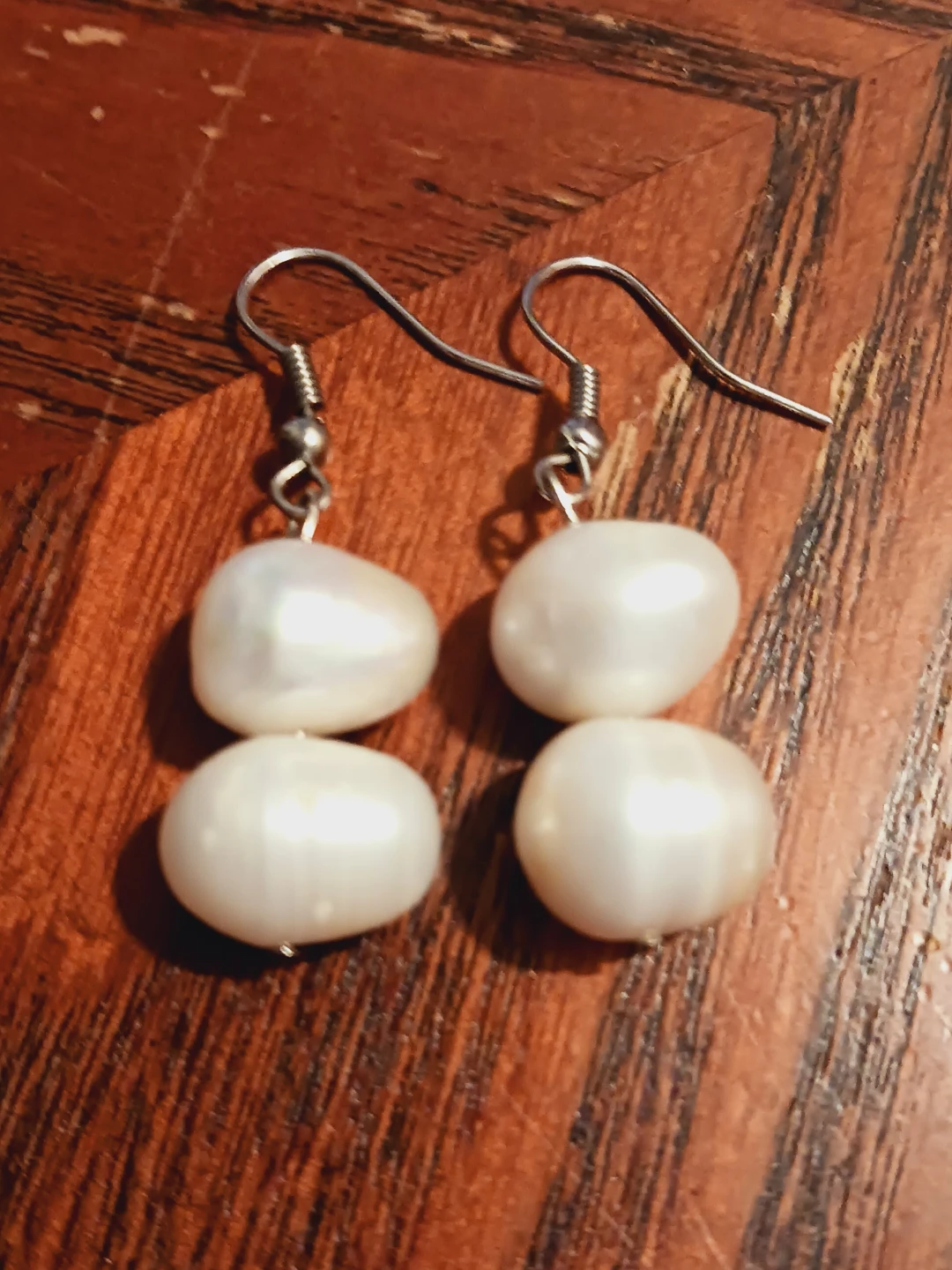 Gorgeous Genuine Freshwater Pearl Earrings