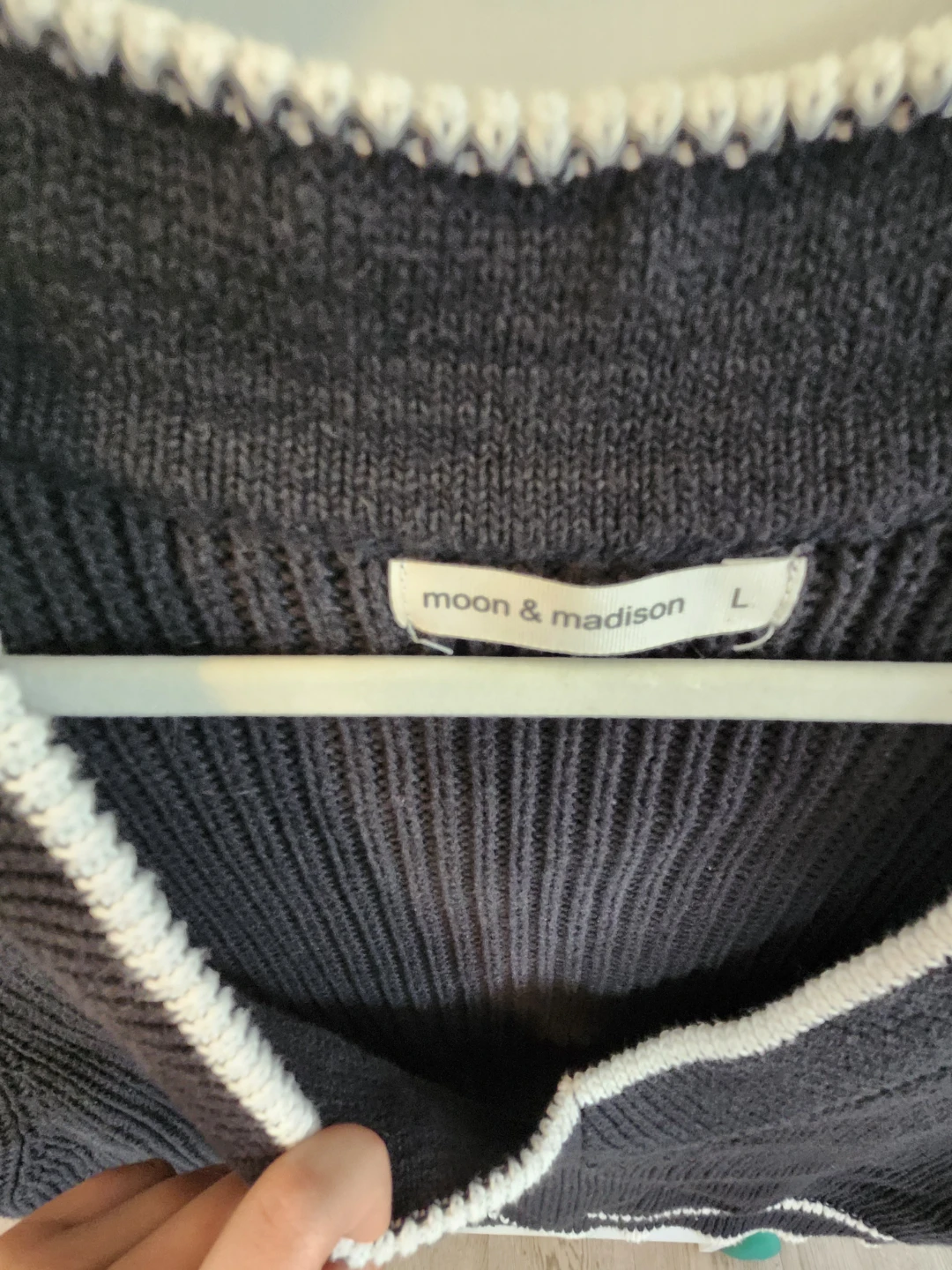 Moon & Madison Dark Grey V-Neck Sweater Vest - photo 3