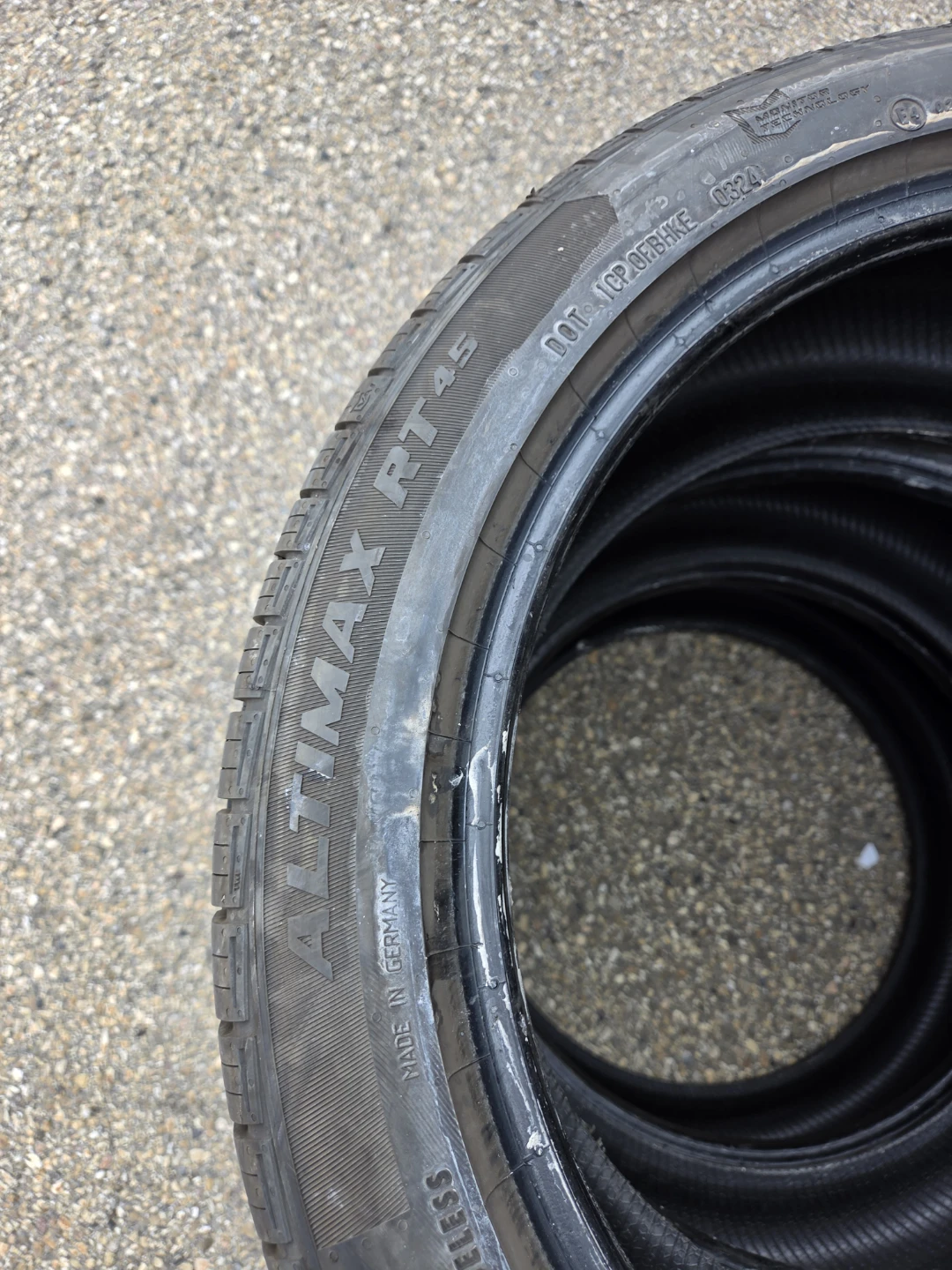 3 Tires General Altimax RT45 Tires 225/45R18 - photo 3