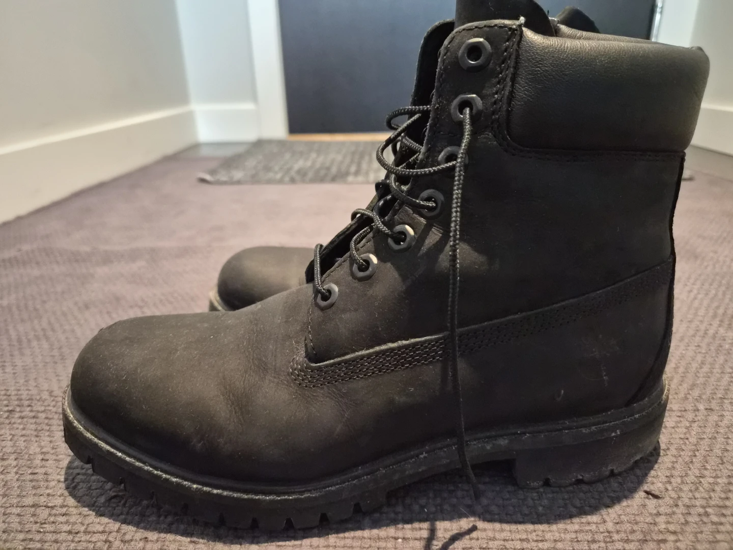 Timberland Black Leather Work Boots - photo 4