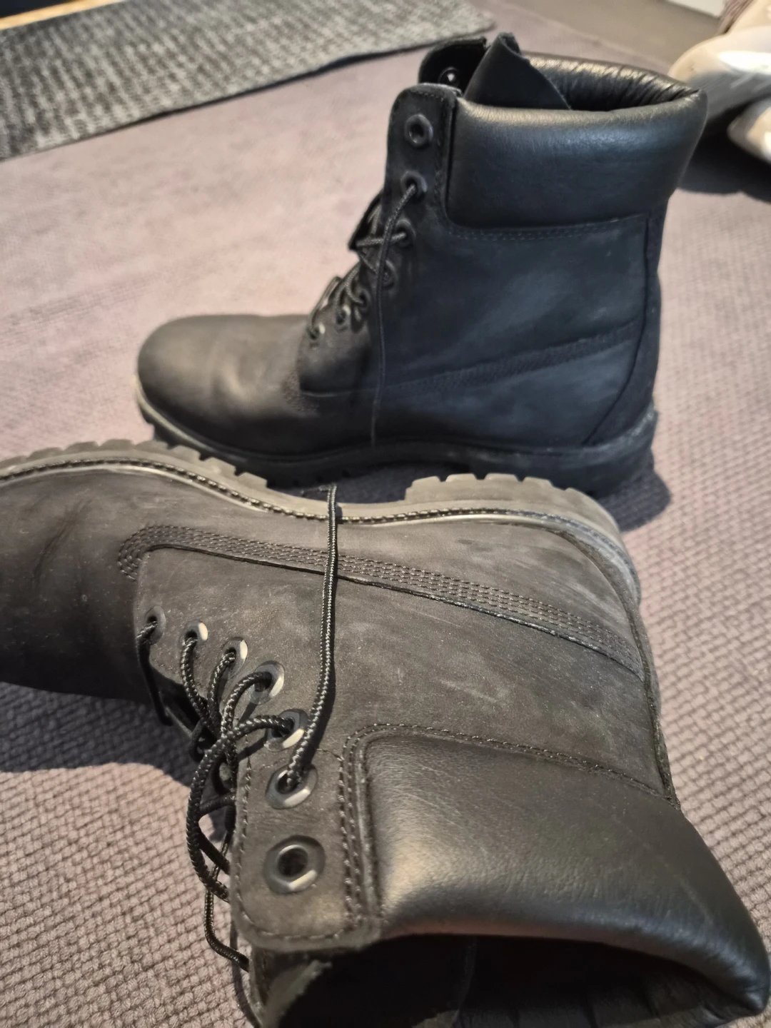 Timberland Black Leather Work Boots - photo 5