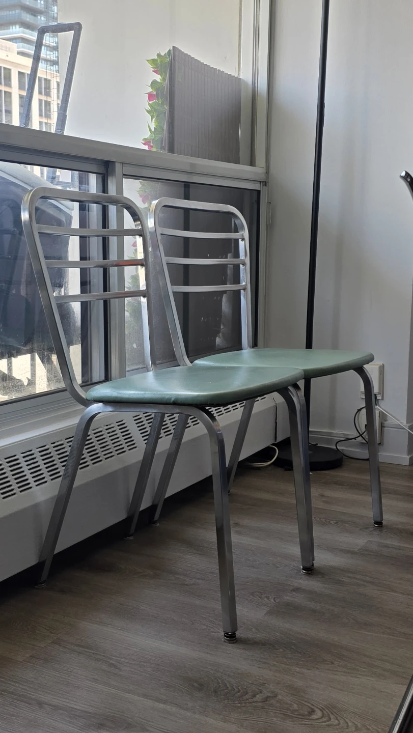Vintage Two-Seater Diner Chair