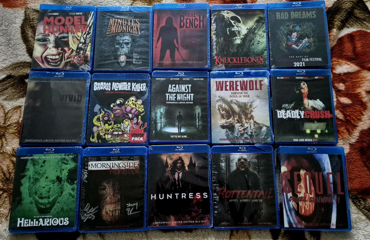 New Sealed HorrorPack Limited Edition Horror Blu-Ray Movies - photo 2