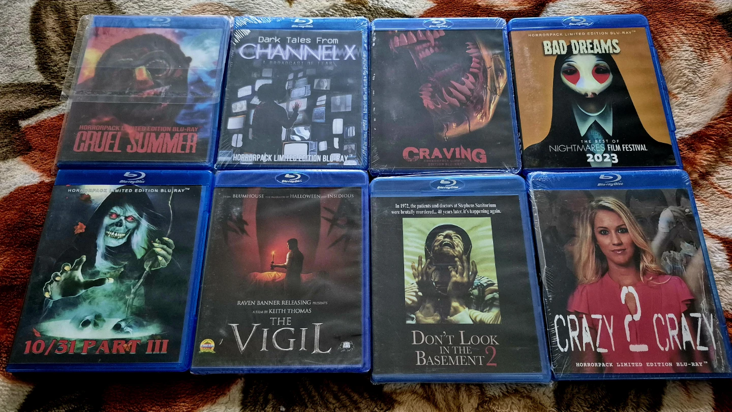 New Sealed HorrorPack Limited Edition Horror Blu-Ray Movies - photo 3
