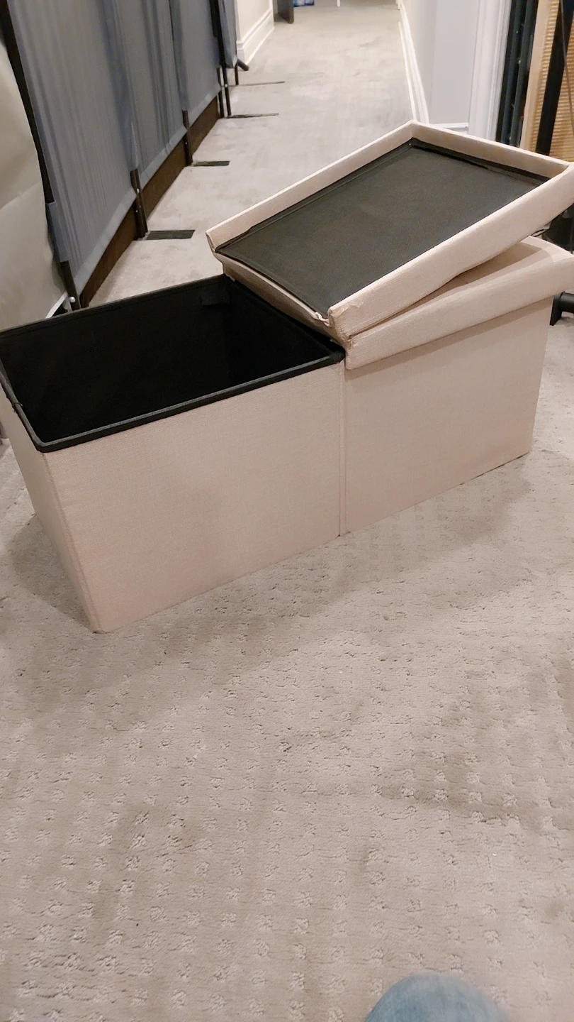 Tufted Storage Ottoman Bench - photo 2