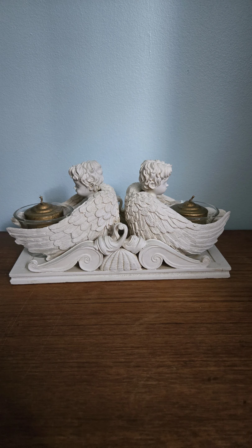 Cherub Angel Candle Holder - photo 2