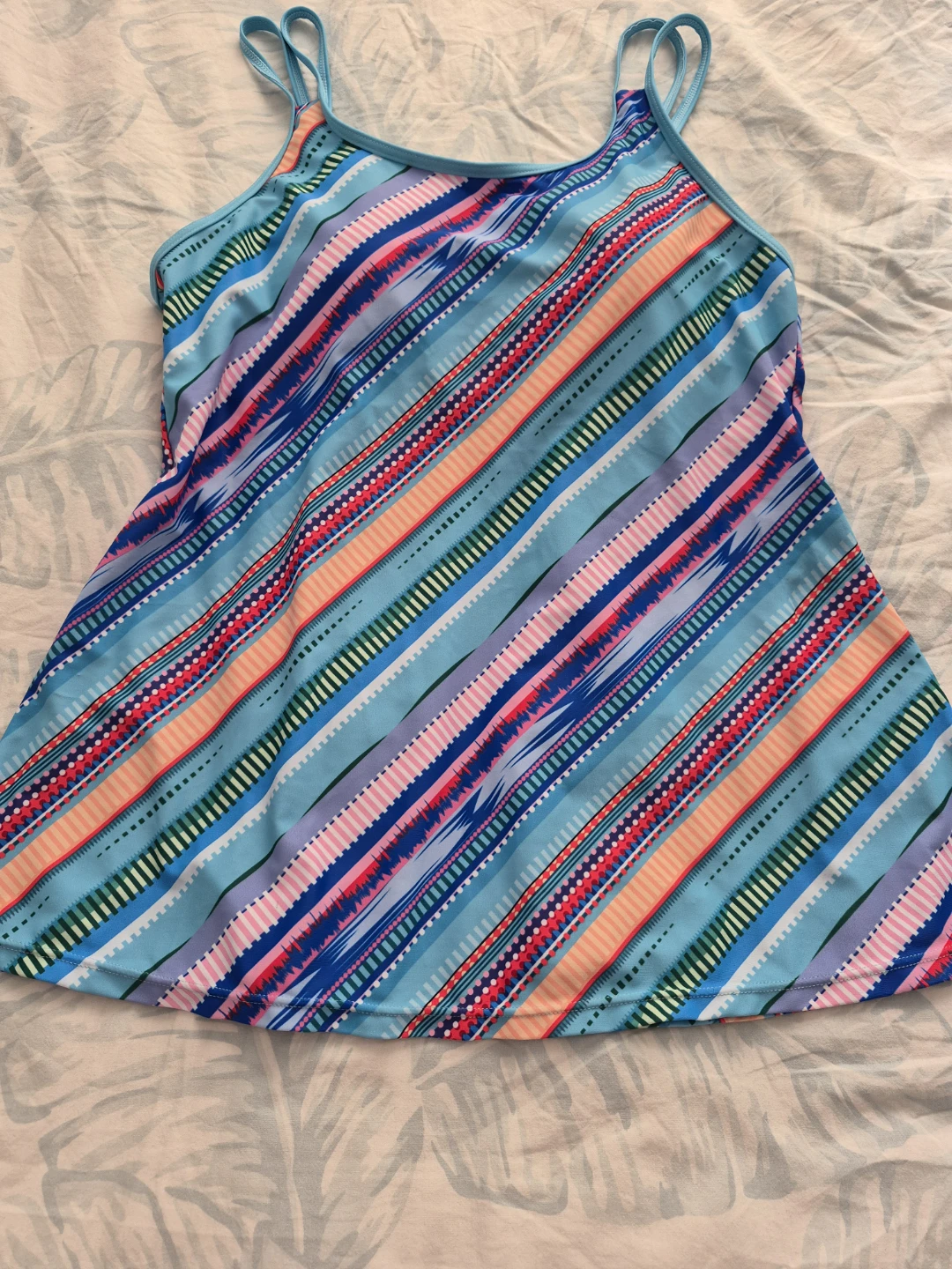 Ladies colourful striped Tankini Set size xl - photo 3