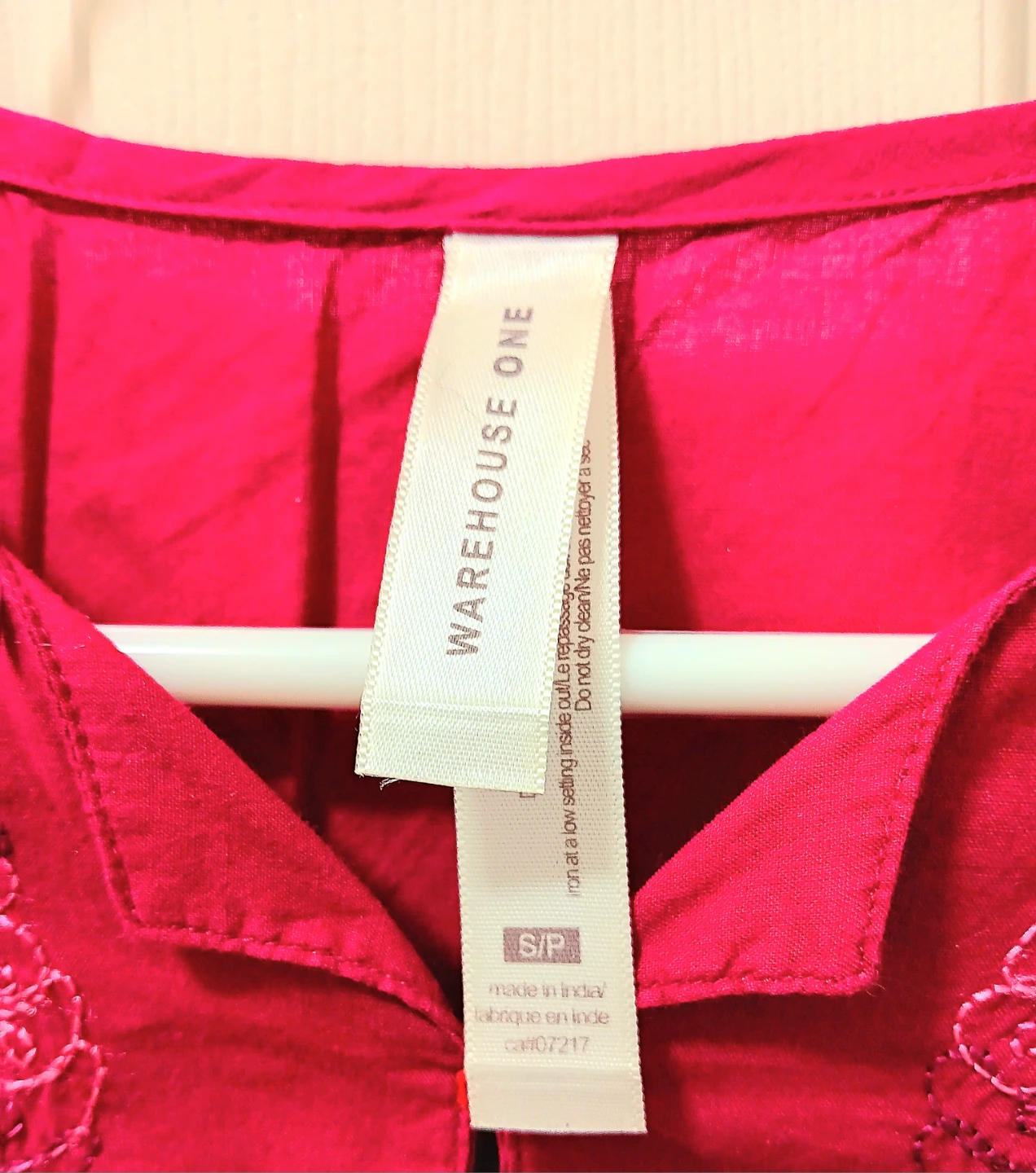 🧥Warehouse One Embroidered Magenta Tunic🧥 - photo 3
