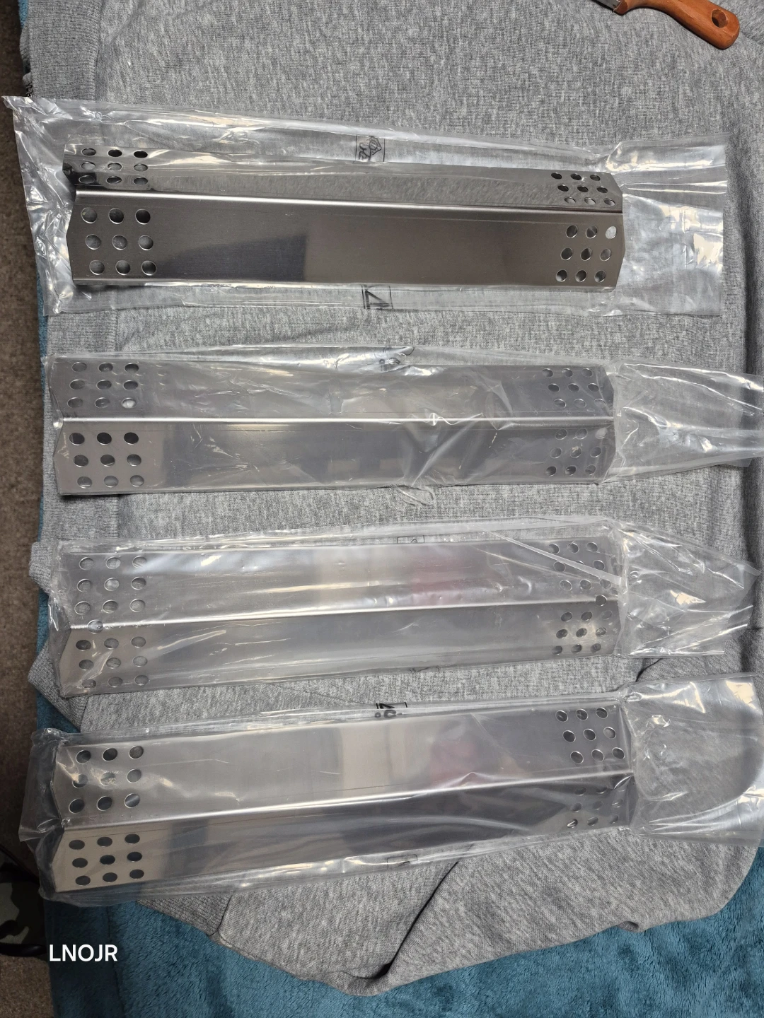 4-Pack Stainless Steel BBQ Heat Shields for Nexgrill - photo 3