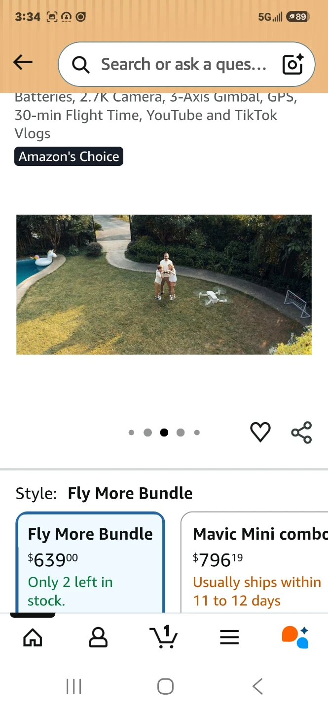 DJI Mavic Mini Fly More Bundle Drone - photo 3