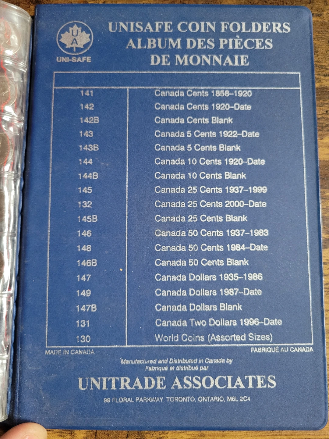 Canada 10 Cents Blank/Sans Date Coin Folder - photo 5