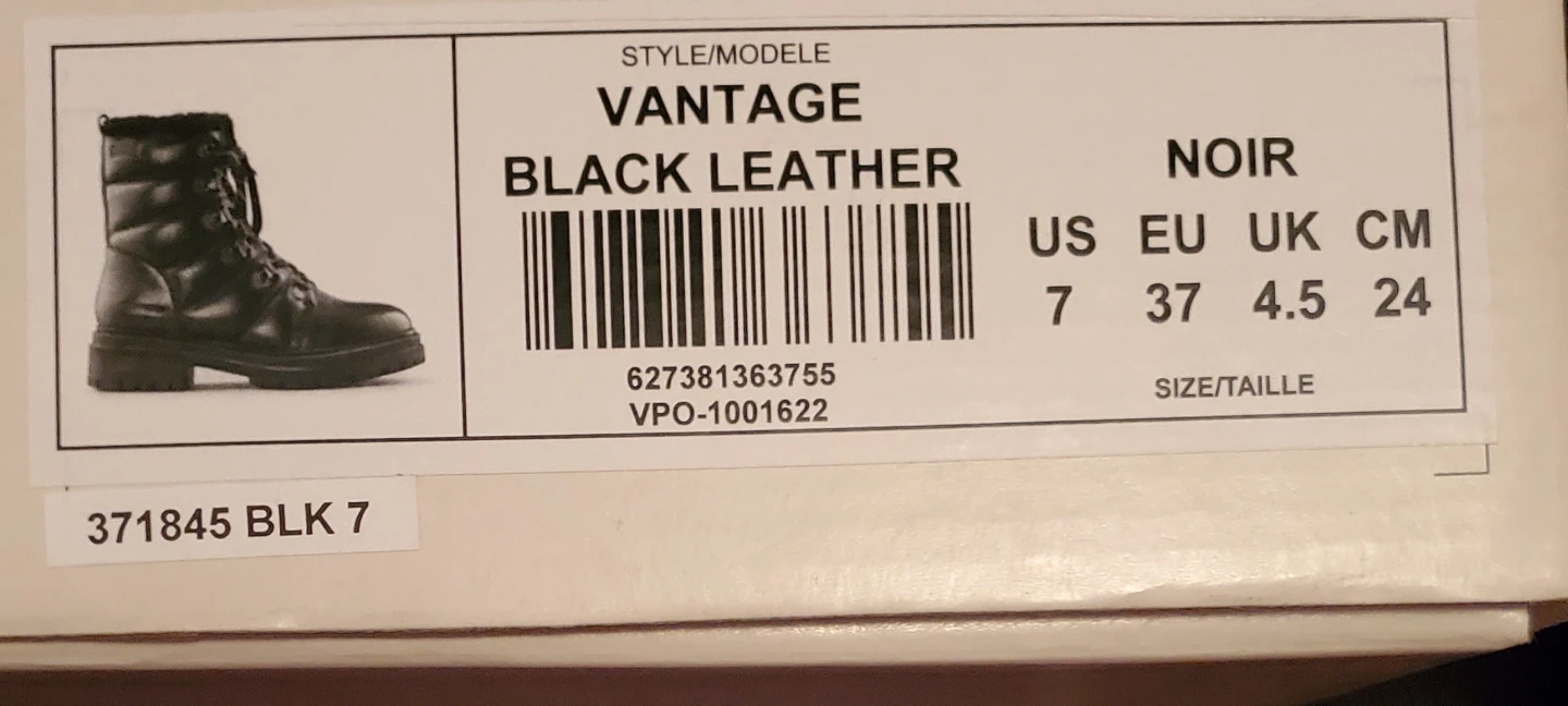 Cougar Vantage Black Leather Boots - photo 5