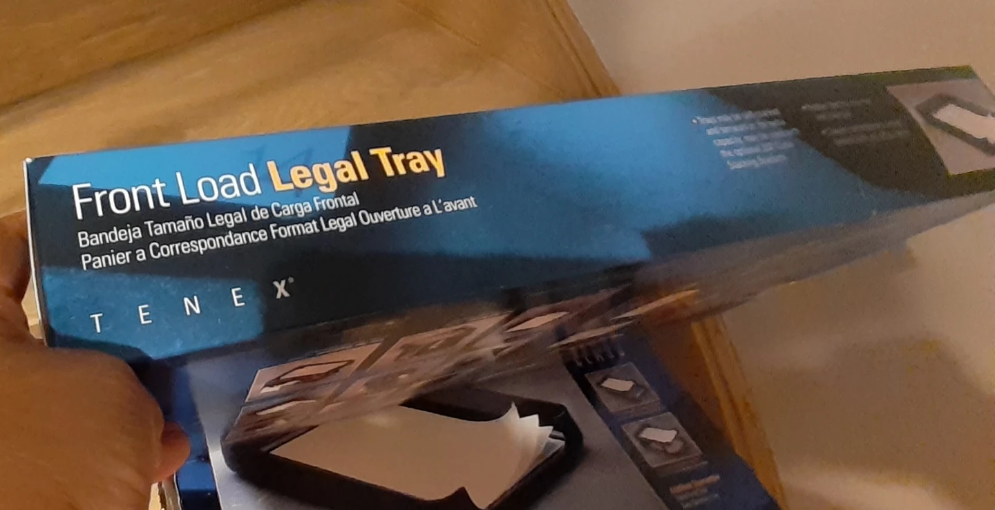 Tenex Front Load Legal Tray Black 200 Class - photo 4