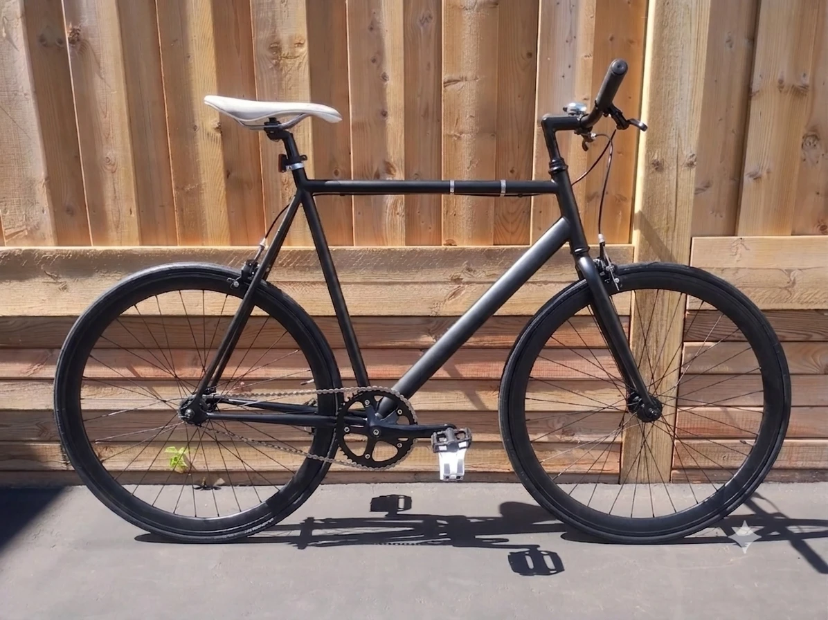 Black Single Speed Bicycle