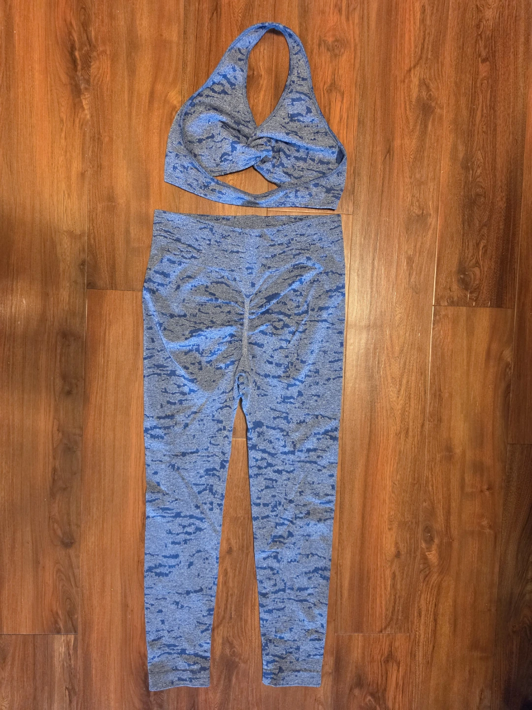 Blue Camo Activewear Set - Size L - photo 2