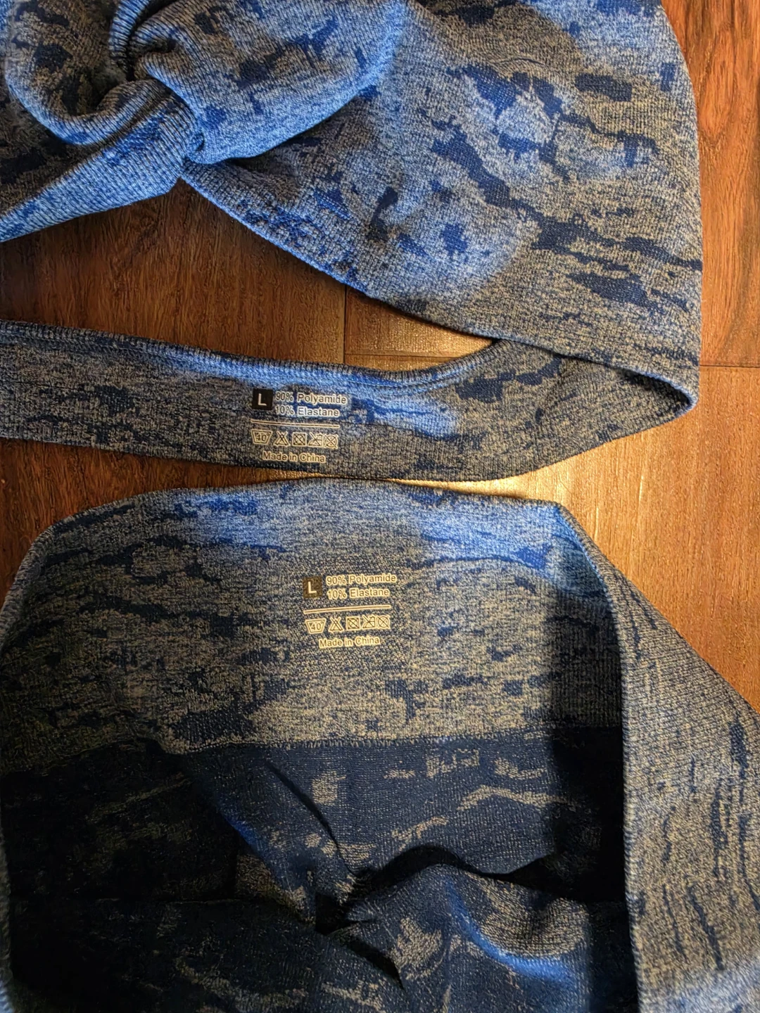 Blue Camo Activewear Set - Size L - photo 3