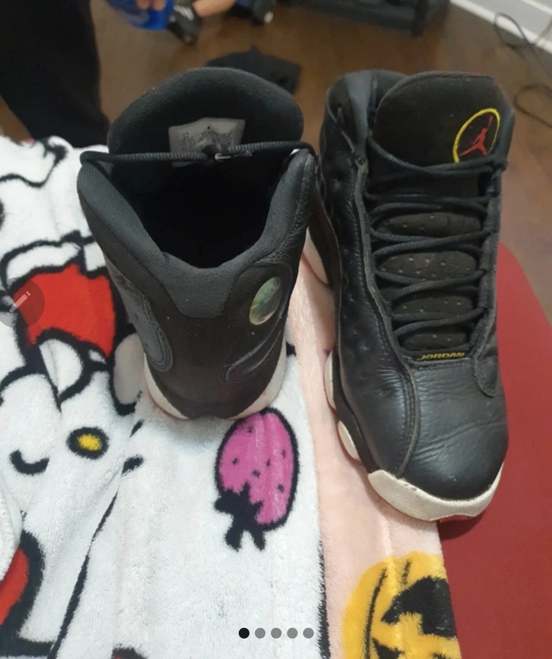 Air Jordan 13 Black Red - photo 2