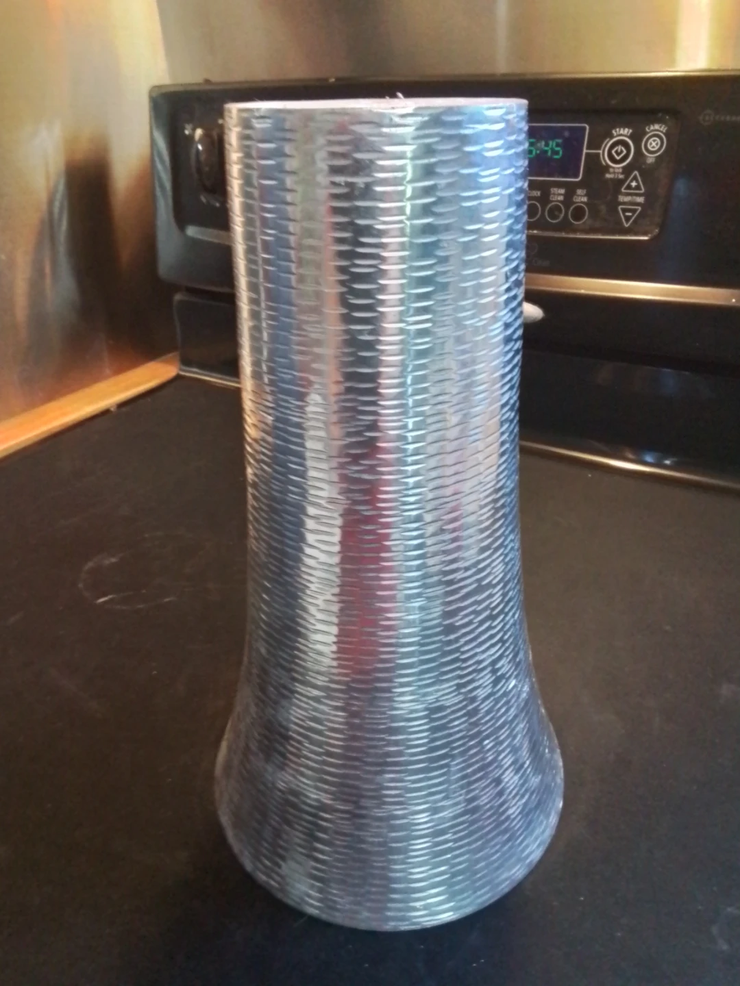 Contemporary Cast Aluminum Trumpet Vase - photo 4