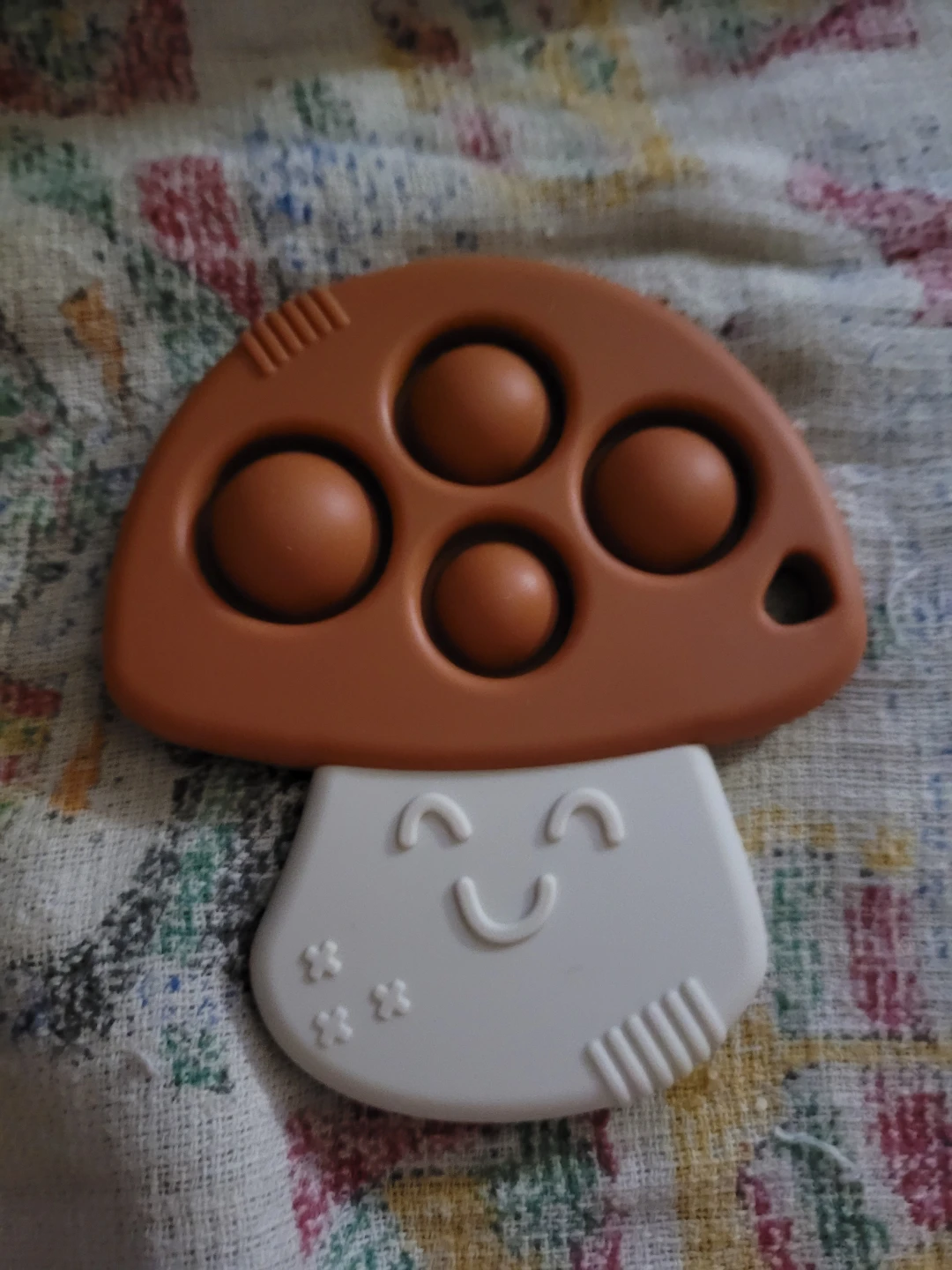 Itzy Ritzy Itzy Pop Silicone Teether and Sensory Popper Toy