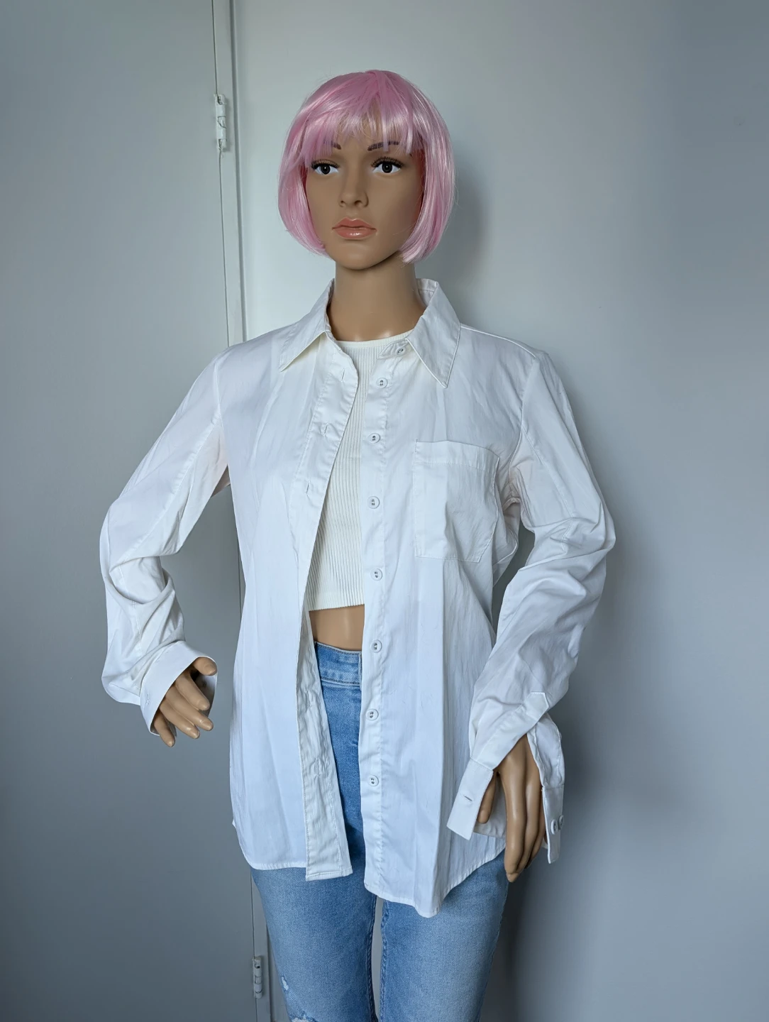 Tristan White Button-Up Shirt - photo 2