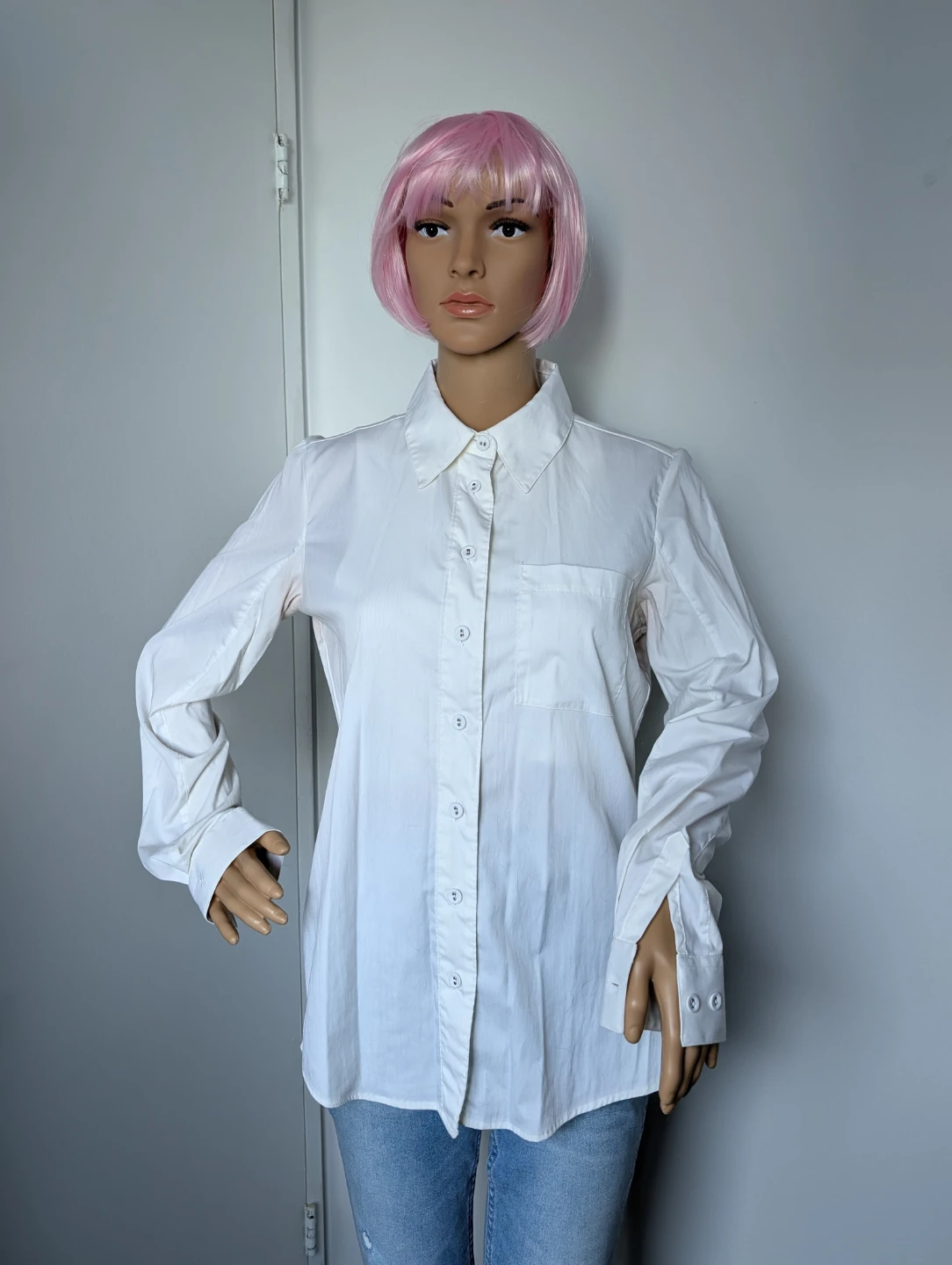 Tristan White Button-Up Shirt