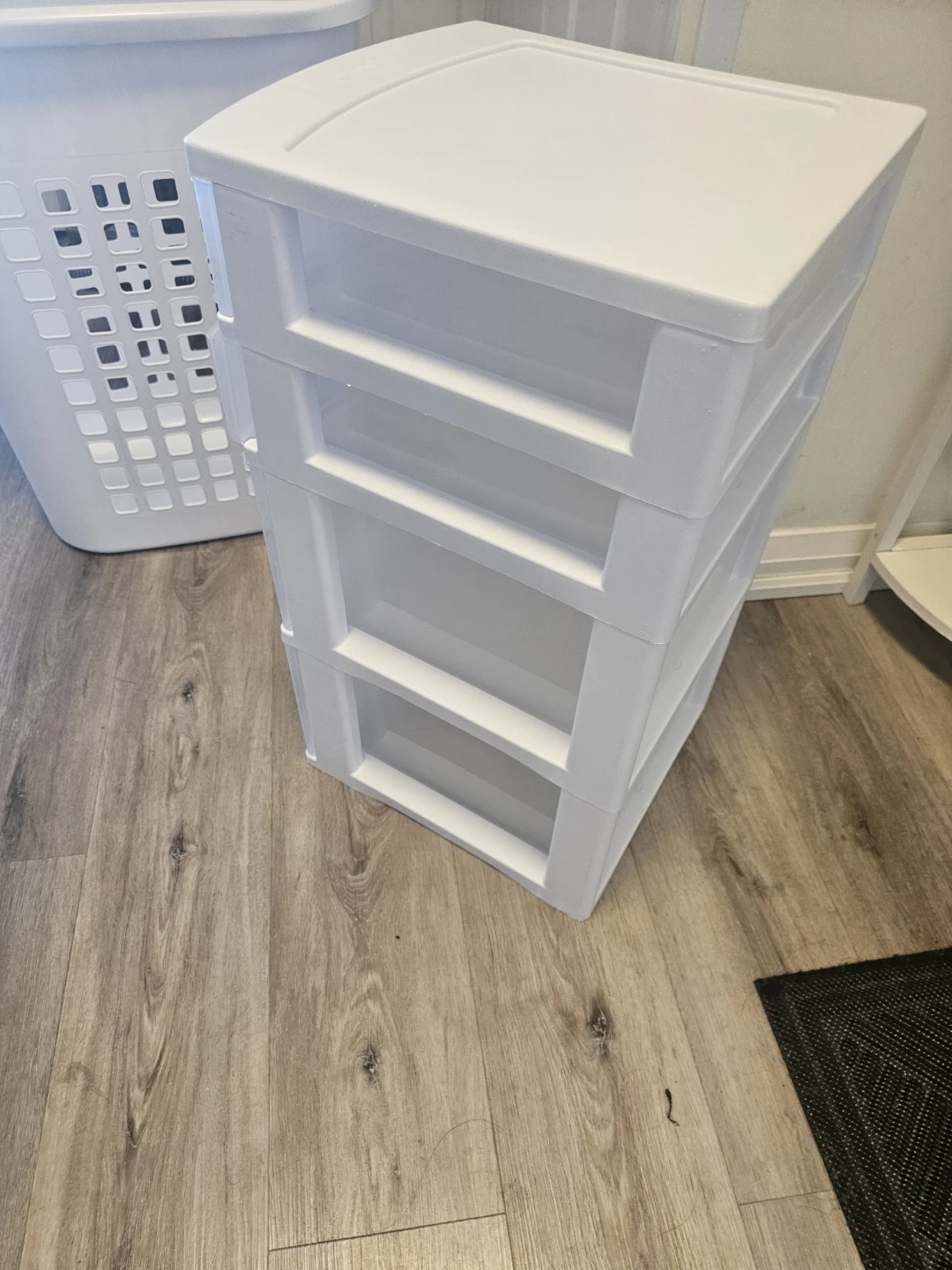 Sterilite White 4-Drawer Plastic Storage Unit - photo 3