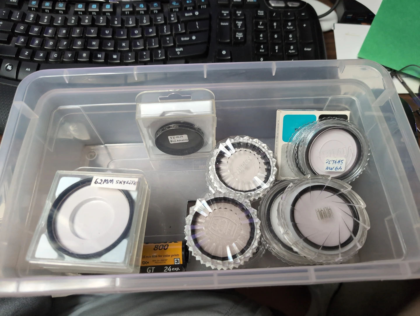 Camera filters 49, 58,  62 mm