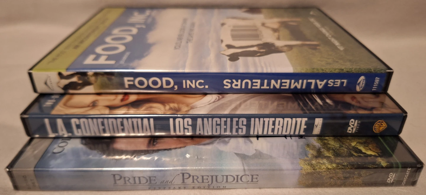 3 DVDs