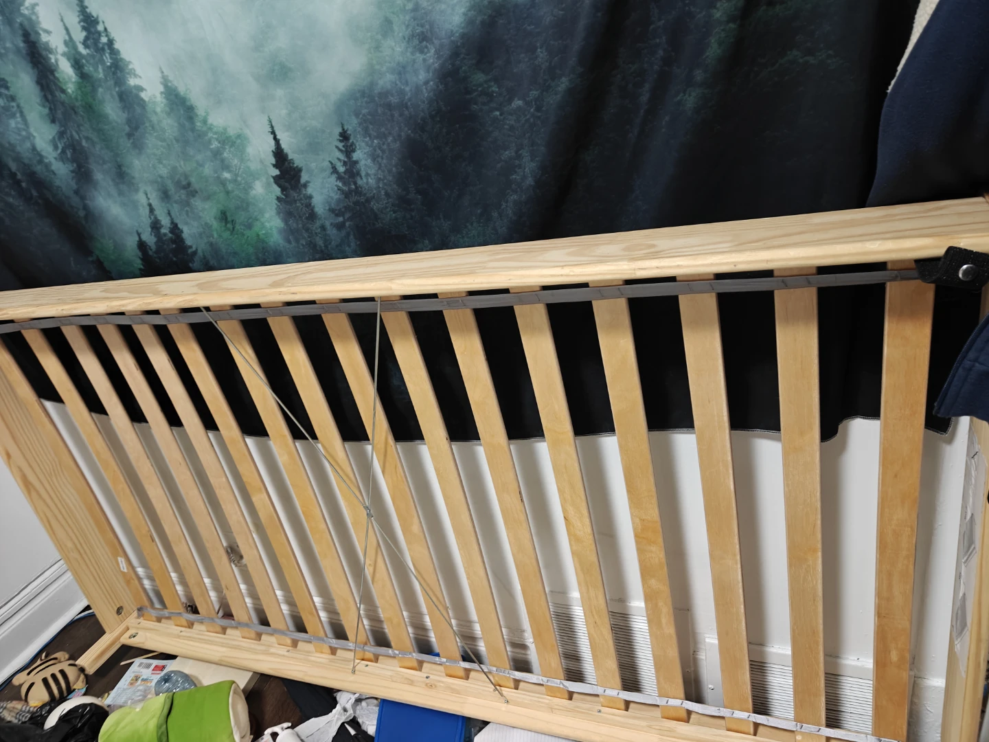 Set of 2 Wooden Ikea stackable with Trundle without  Mattresses - photo 2