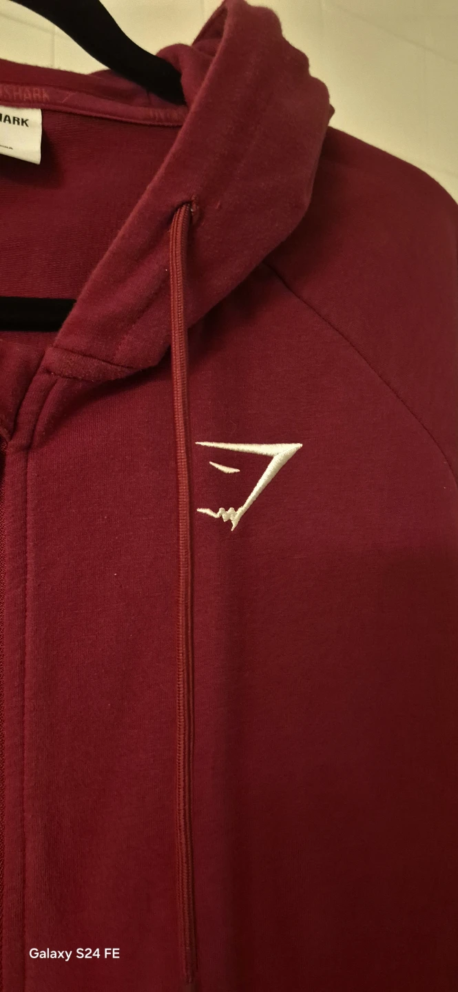 Gymshark Burgundy Full Zip Hoodie XL - photo 2