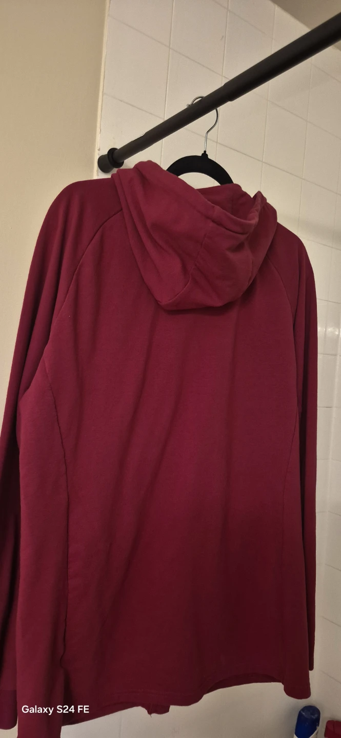 Gymshark Burgundy Full Zip Hoodie XL - photo 4