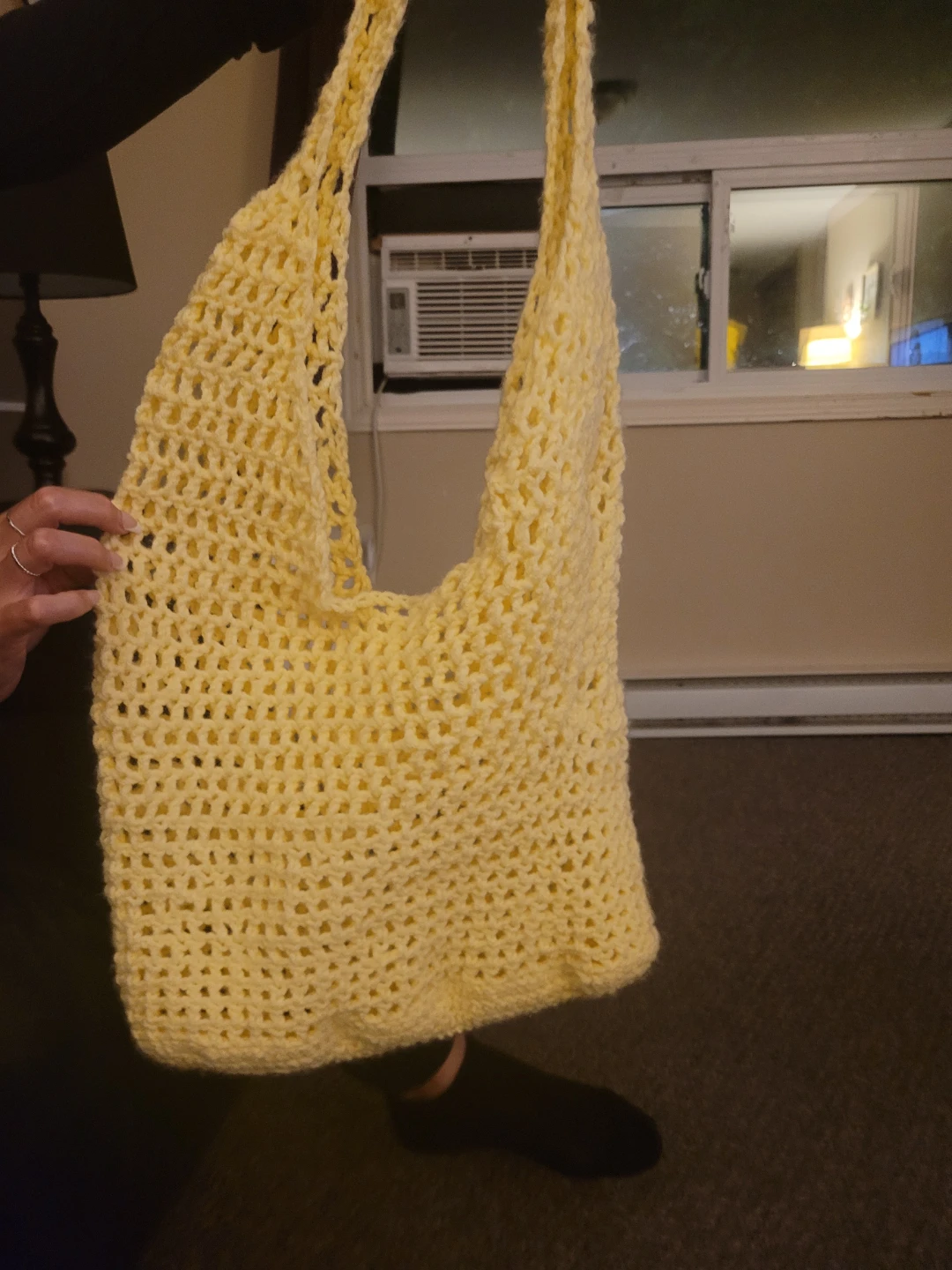 Yellow Crocheted Bag - photo 2