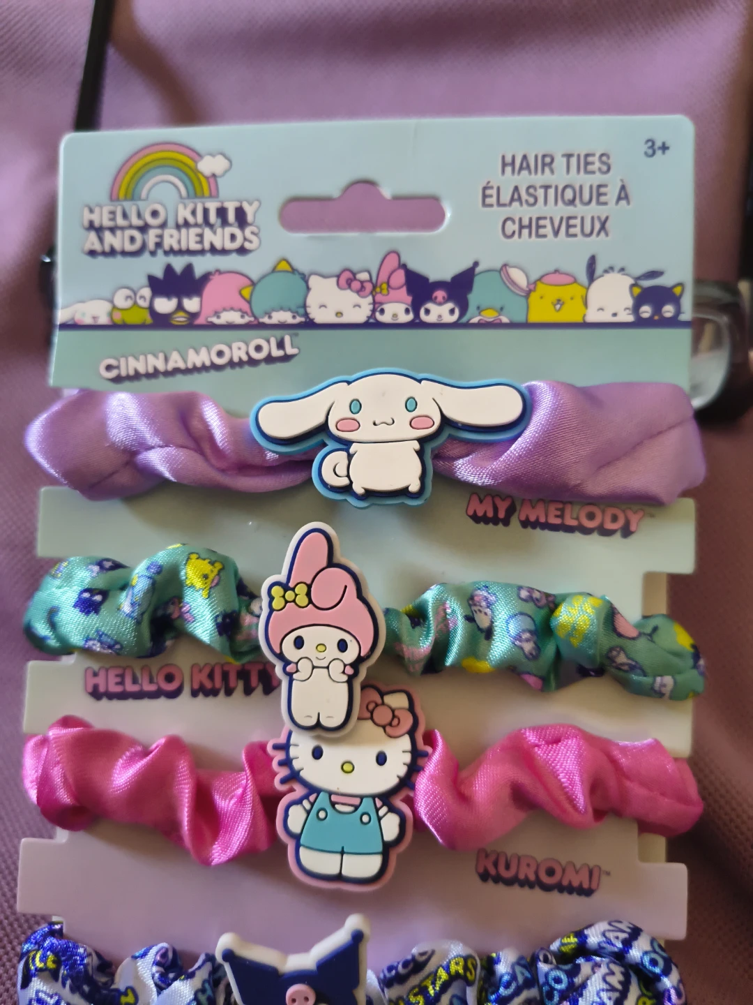 Sanrio Hello Kitty and Friends Hair Ties Scrunchies Set - photo 2