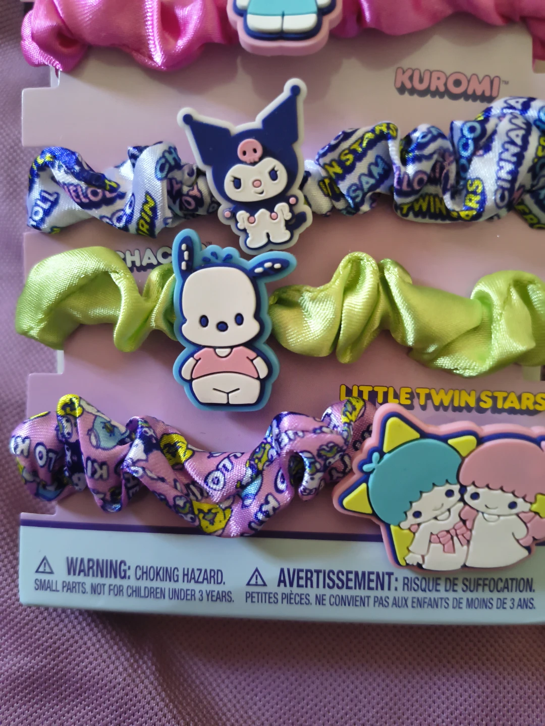 Sanrio Hello Kitty and Friends Hair Ties Scrunchies Set - photo 3