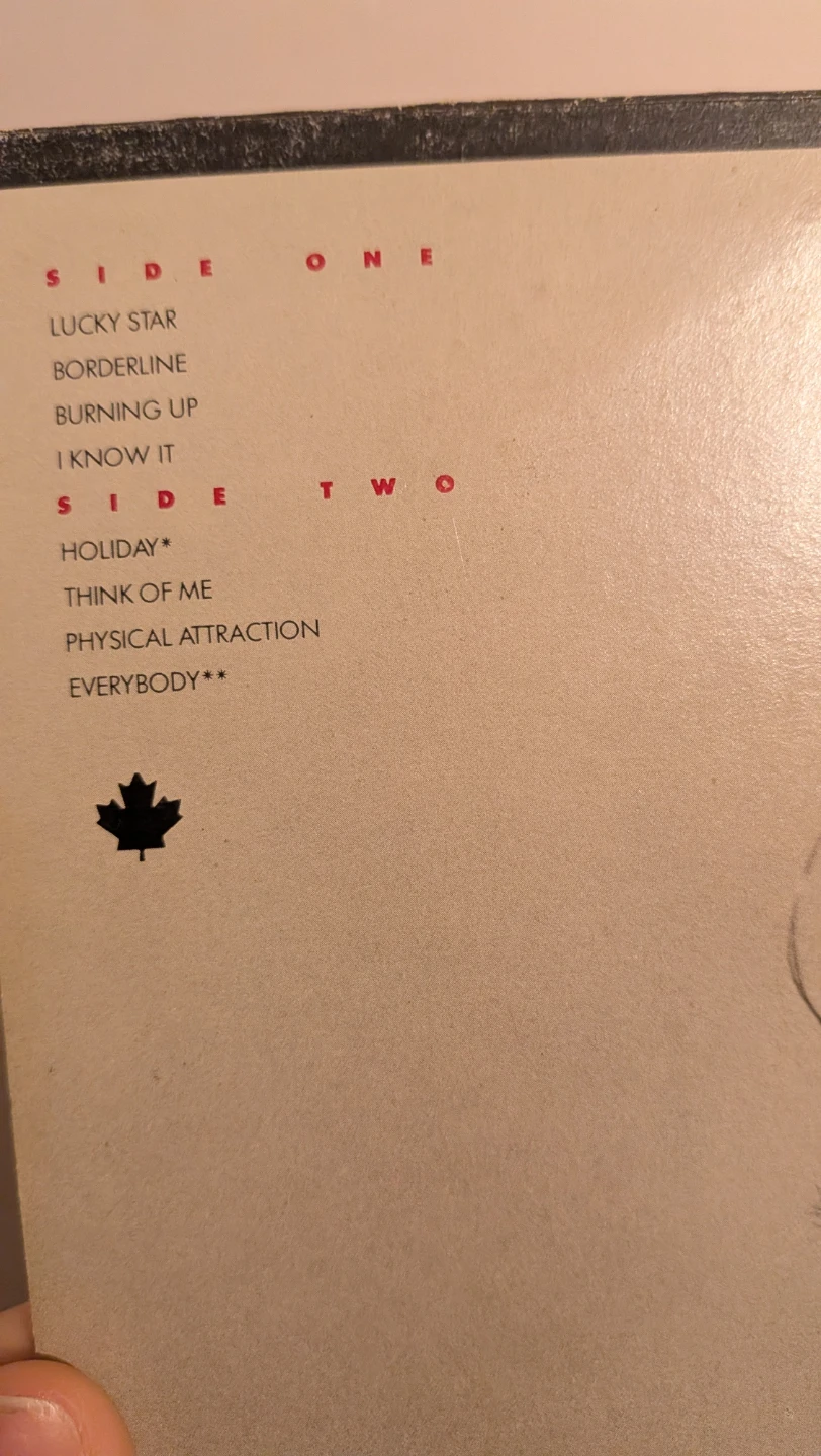 Madonna debut Vinyl Record  from 1982 - photo 5