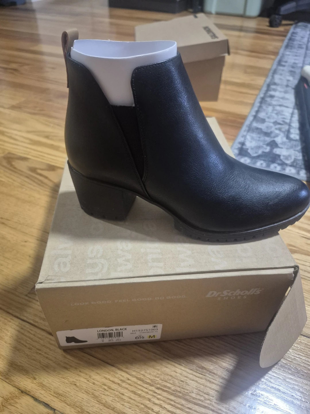 Dr. Scholl's London Black Ankle Boots Size 6.5 M - photo 2