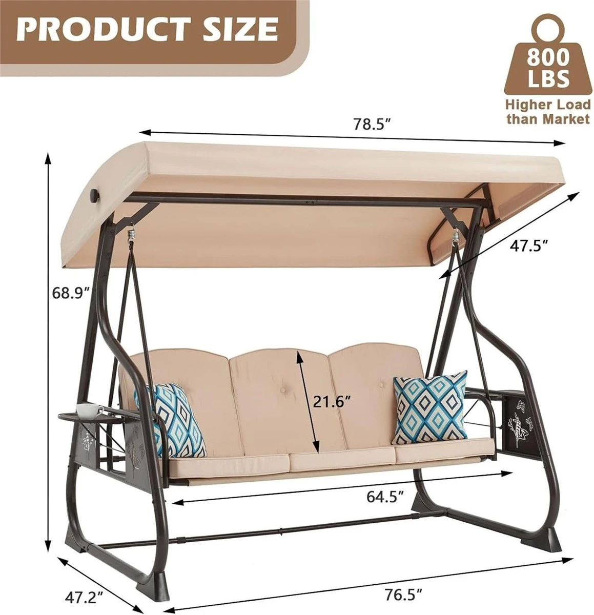 New 3 seater patio swing - photo 2